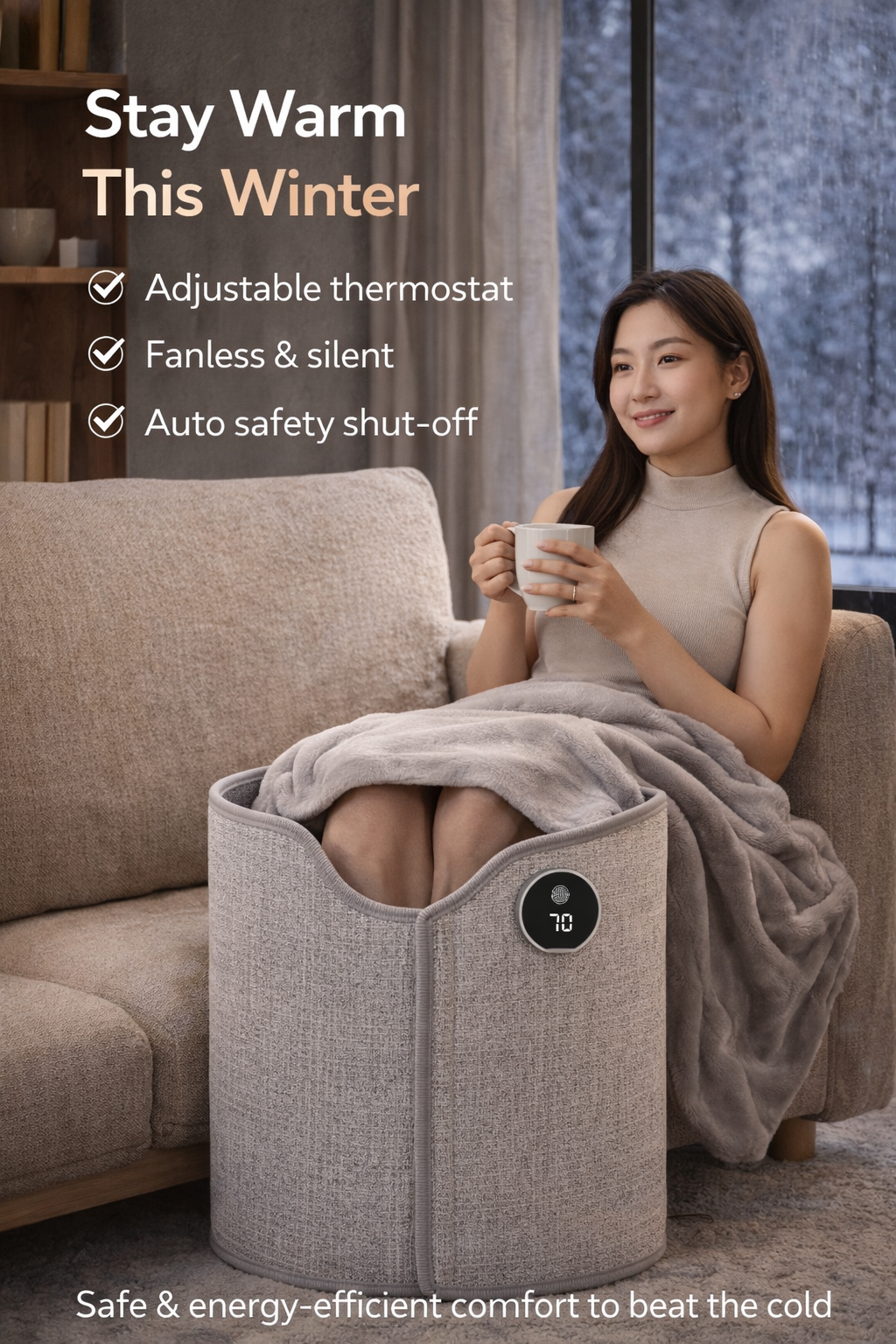 Silent Foldable Leg Warmer Pro